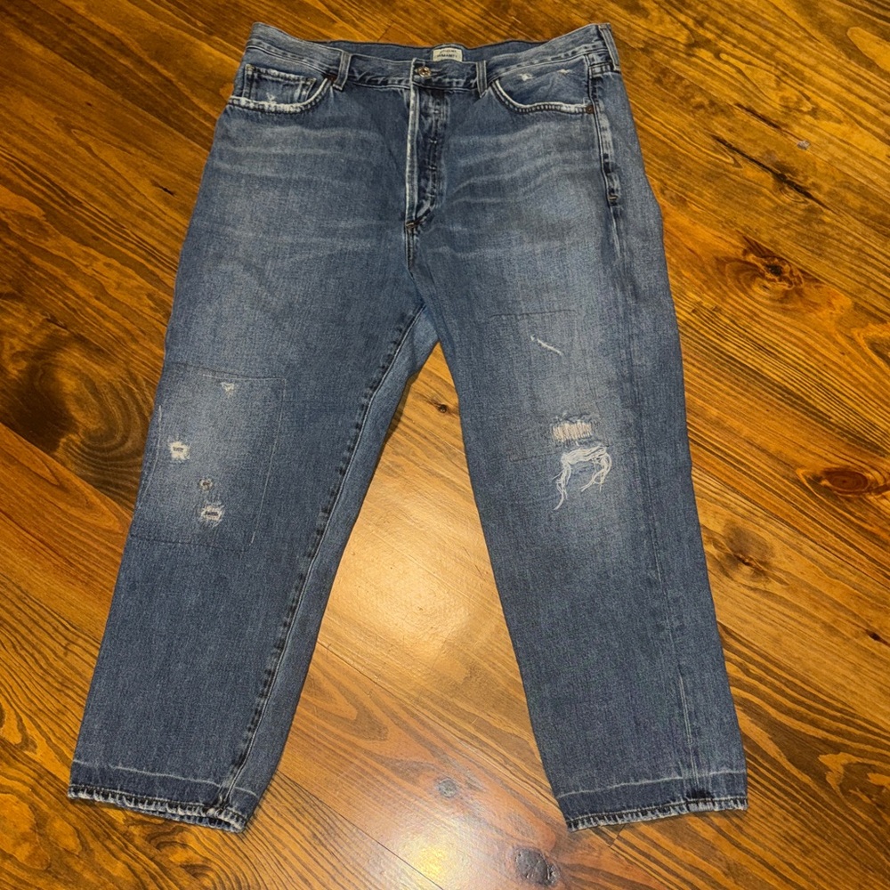 Citizens Of Humanity Relaxed Blue Jeans